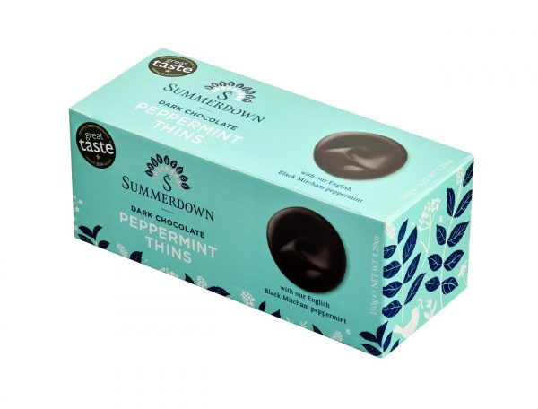 Summerdown Dark Choc Peppermint Thins Gifting Chocolates