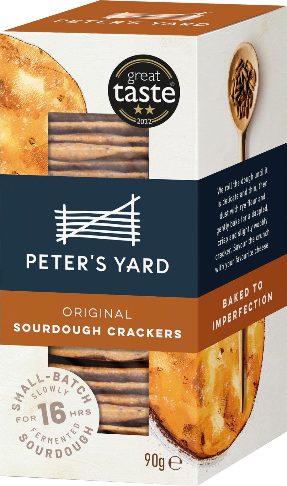 Peter's Yard Original Crispbreads Savoury Biscuits/Oat
