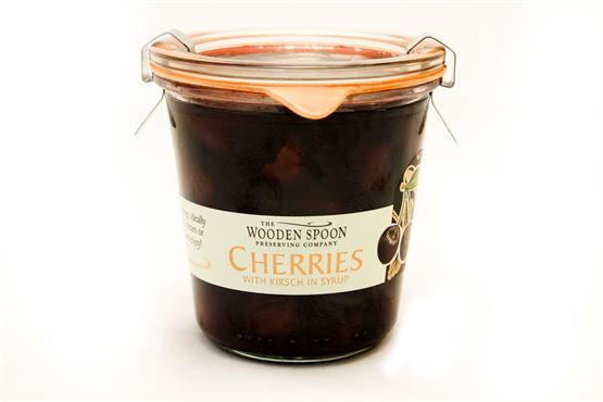 Wooden Spoon Cherries with Kirsch Preserved Fruits