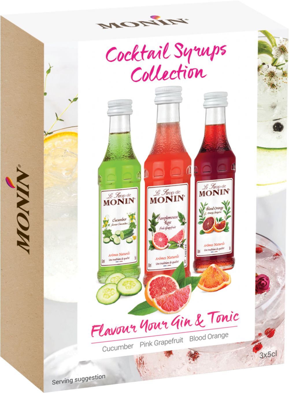 Monin Cocktail Syrups Mixers & Soft Drinks
