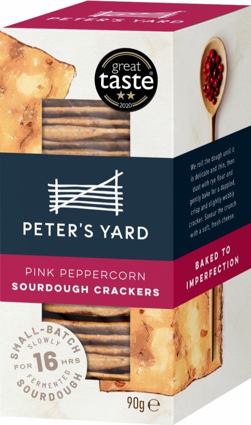Peter's Yard Pink Peppercorn Crispbreads
