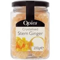 Opies Crystallised Stem Ginger