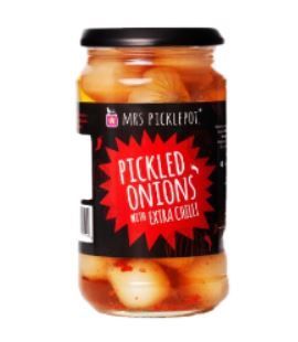 Mrs Picklepot Extra Chilli Onions Pickled & Fermented