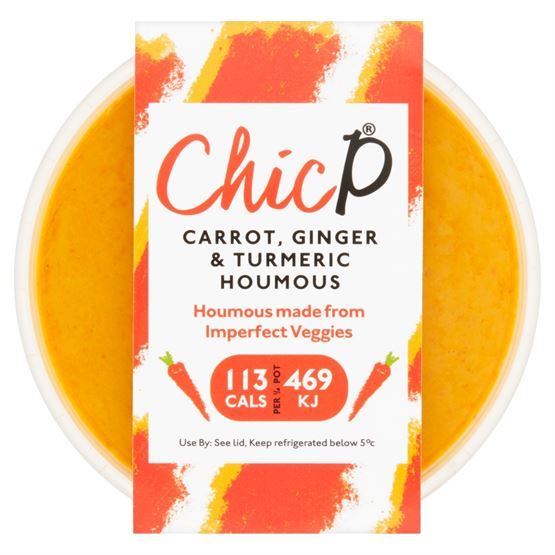 ChicP Carrot Ginger & Turmeric Houmous Antipasti & Olives