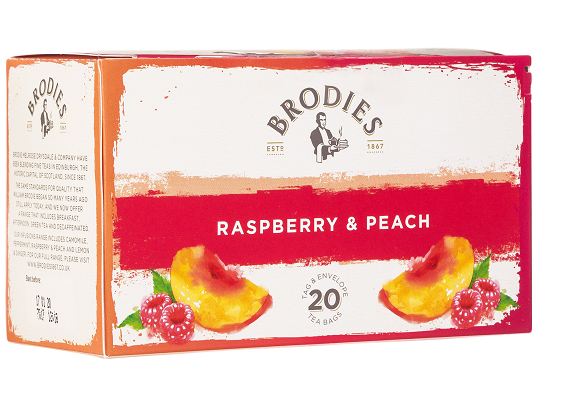 Brodies Raspberry & Peach Tea
