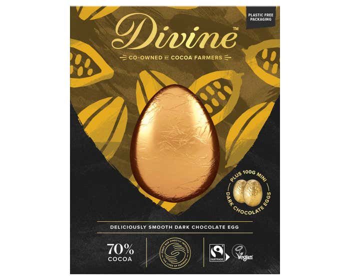 Divine Dark Chocolate Luxury Egg