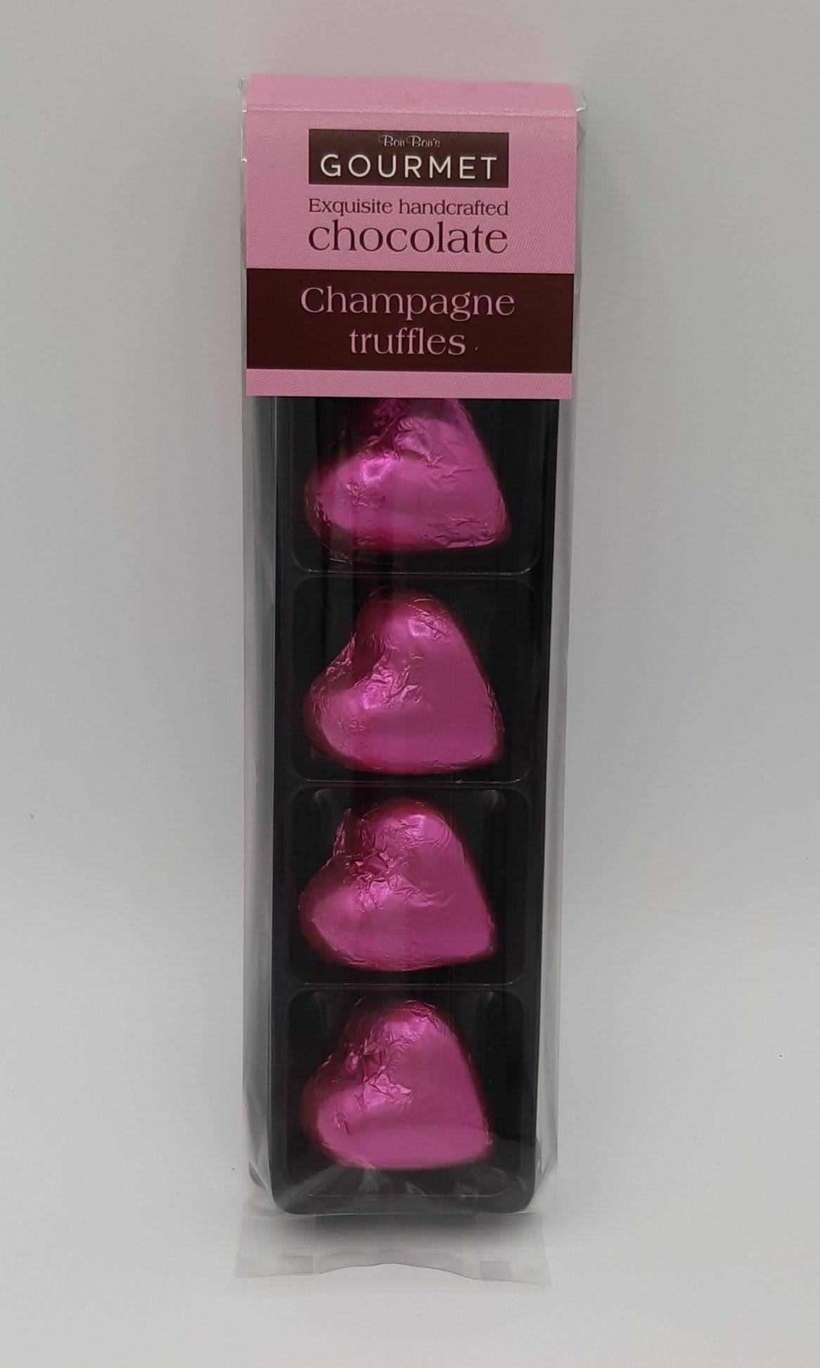 Bon Bon's Champagne Truffle Hearts