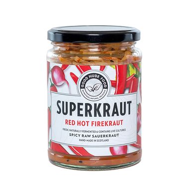 Good Nude Food Red Hot Sauerkraut Produce