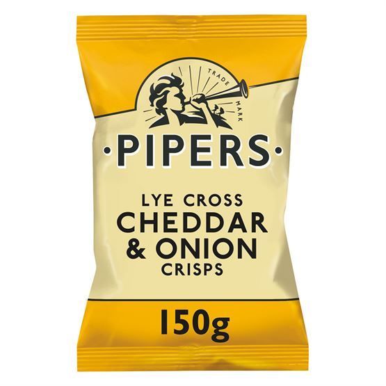Pipers Cheddar & Onion Crisps Crisps