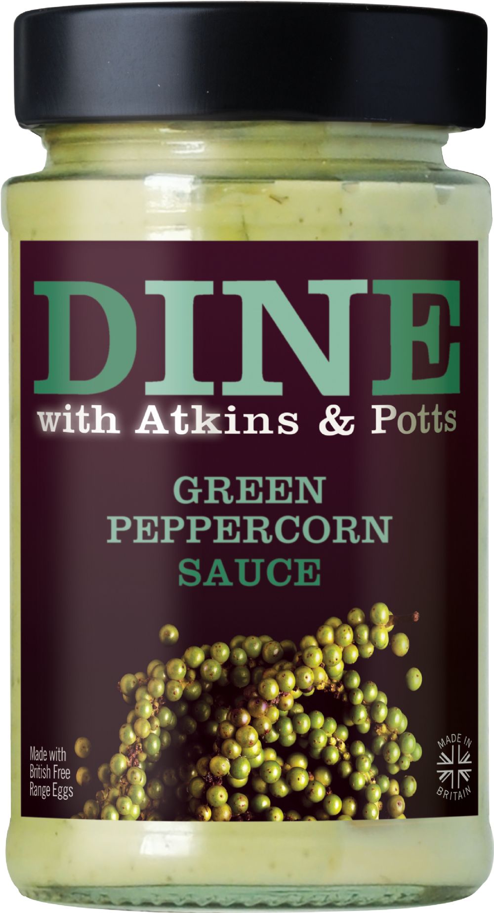 Atkins & Potts Green Peppercorn Sauce Other Sauces, Pastes