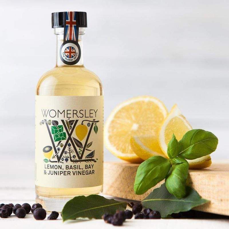 Womersly Lemon Basil Bay Juniper Vinegar