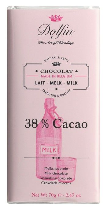 Dolfin 38% Cacao Milk Chocolate