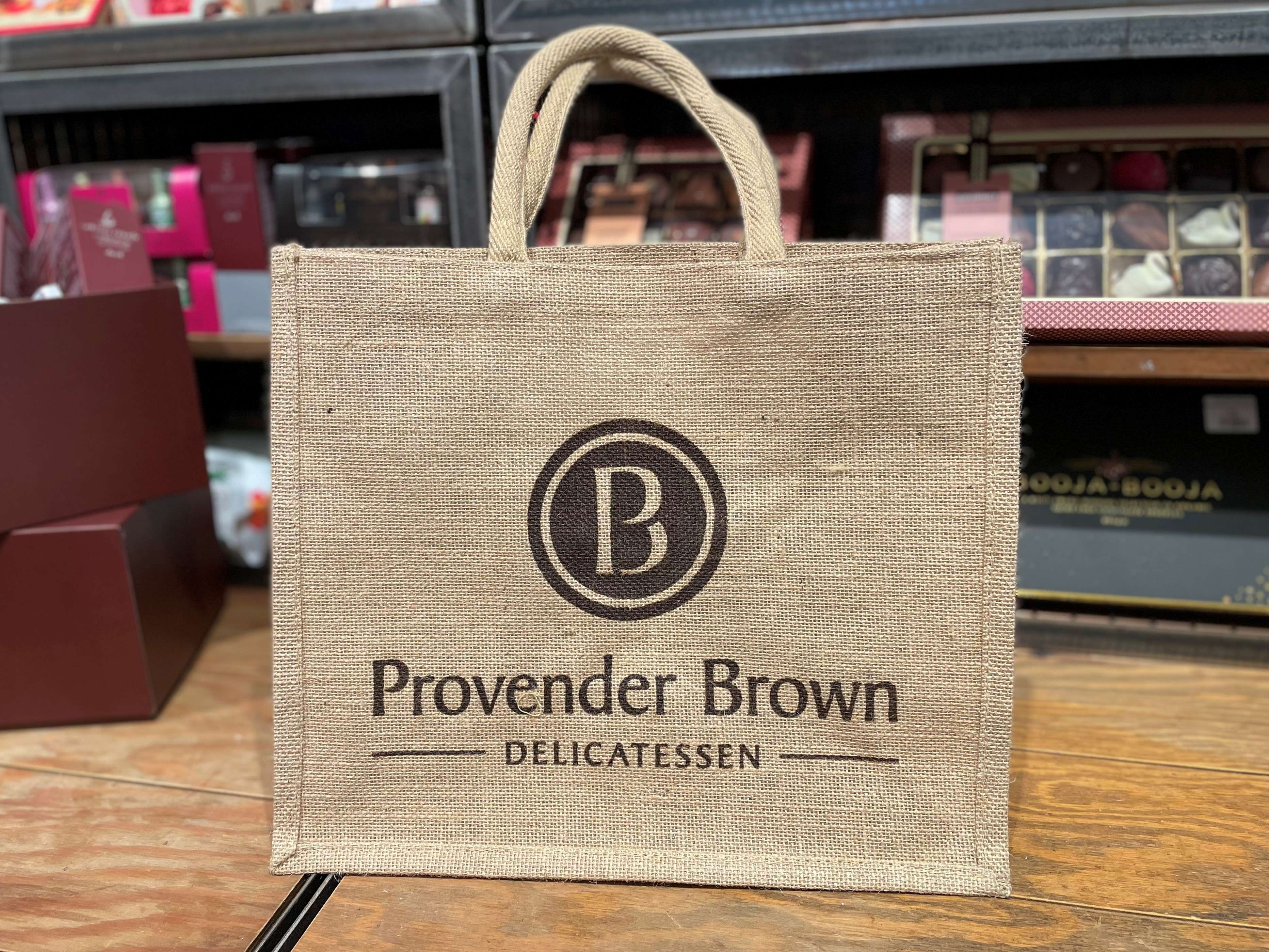 Provender Brown Jute Shopper