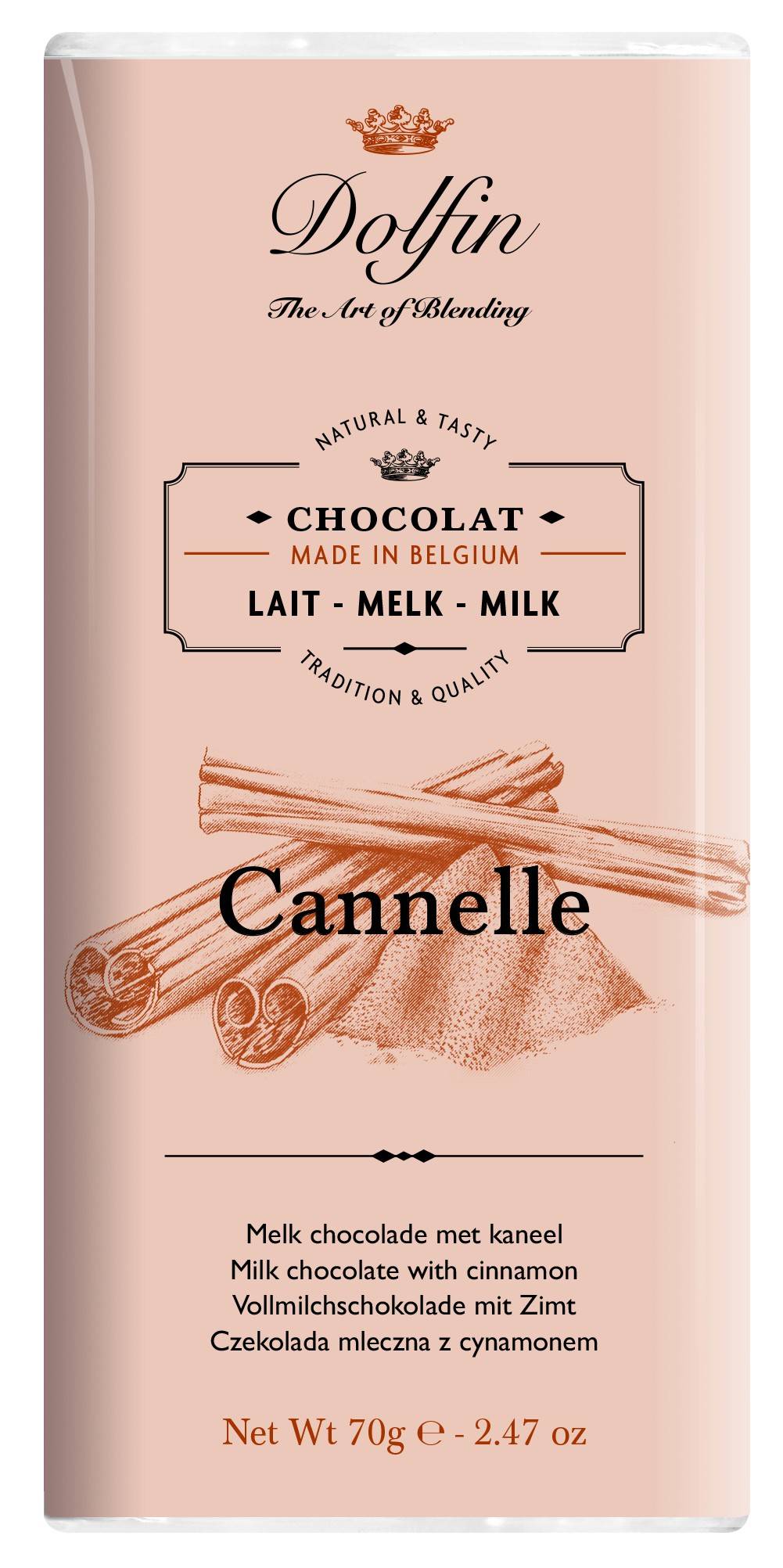 Dolfin Cinnamon Milk Chocolate