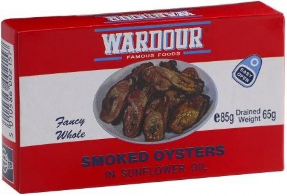 Wardour Smoked Oysters in Sunflower Oil