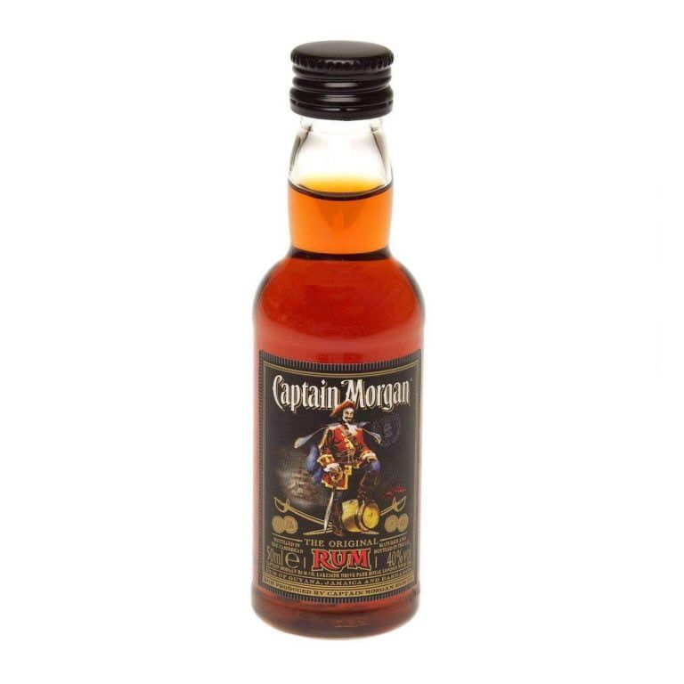 Captain Morgan's Dark Rum Miniature