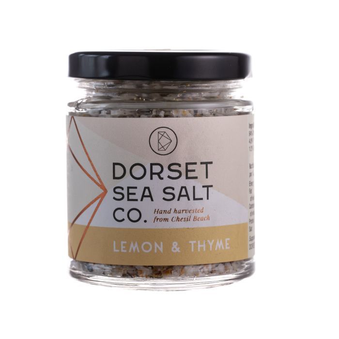 Dorset Lemon & Thyme Sea Salt Flakes Salt & Pepper
