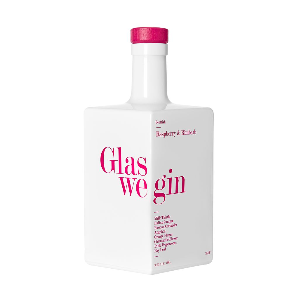 Glaswegin Raspberry & Rhubarb Gin Gins & Gin Liqueurs