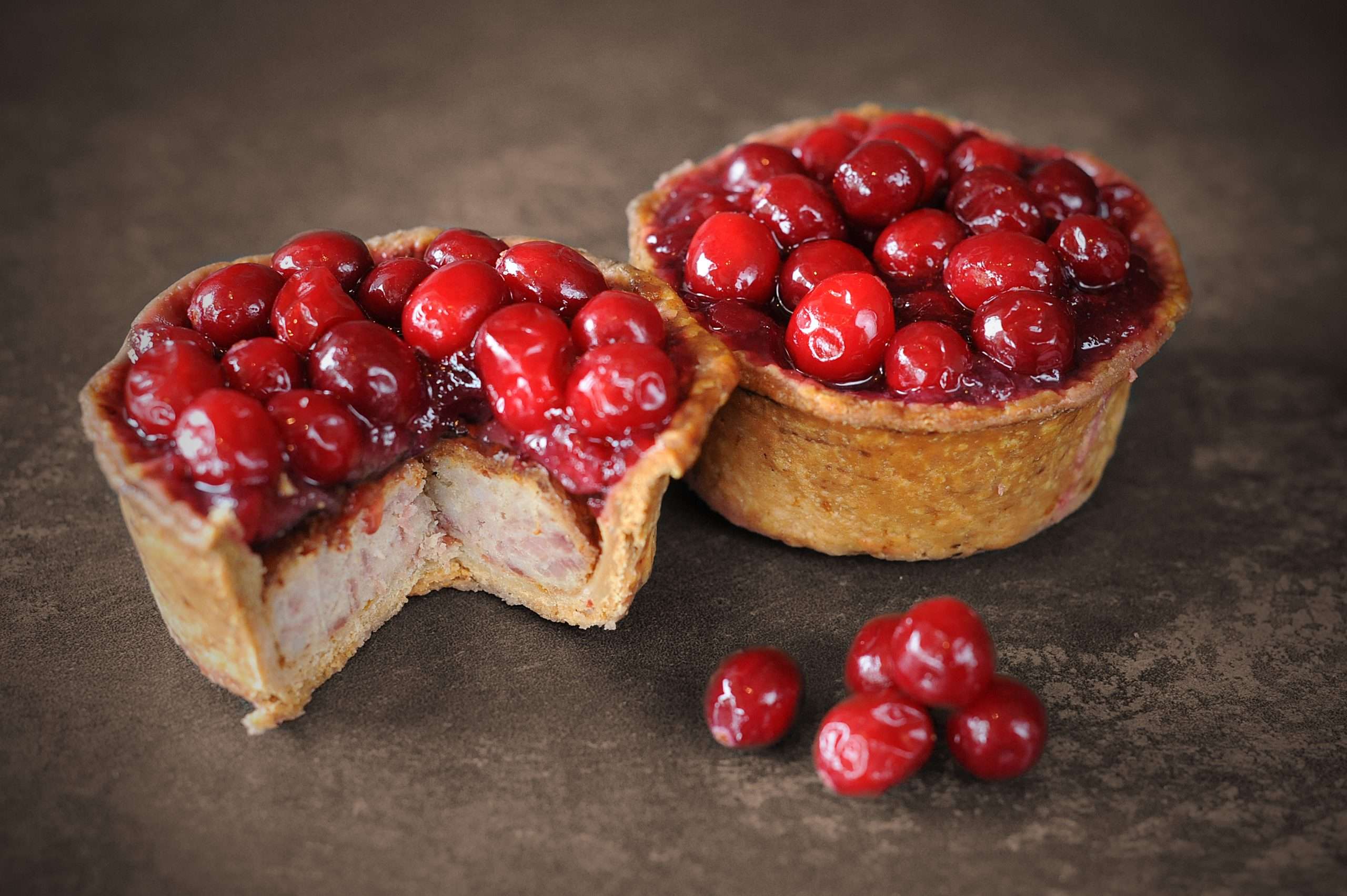 Toppings Cranberry Topped Pork Pie