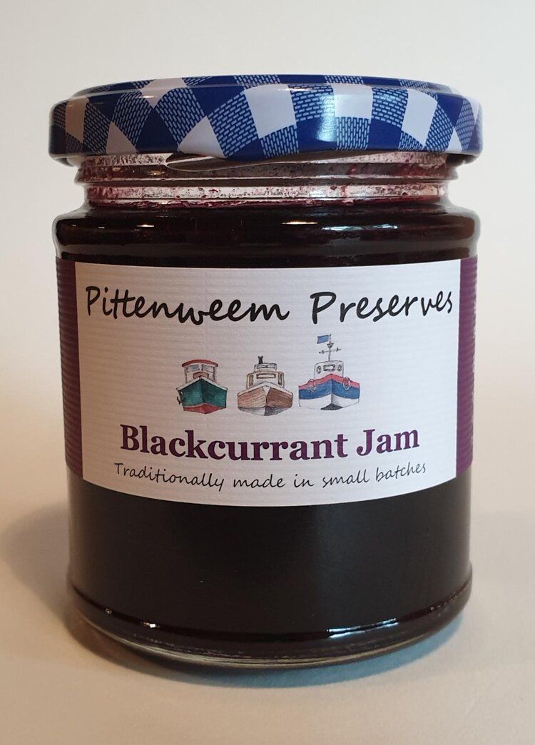 Pittenweem Blackcurrant Jam Jams