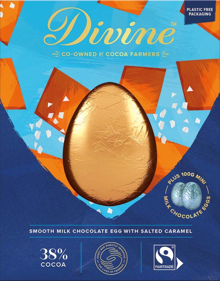 Divine Salted Caramel Chocolate Egg Seasonal