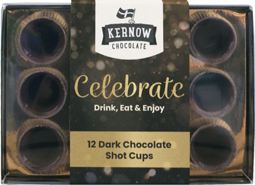 Kernow Dark Chocolate Shot Cups
