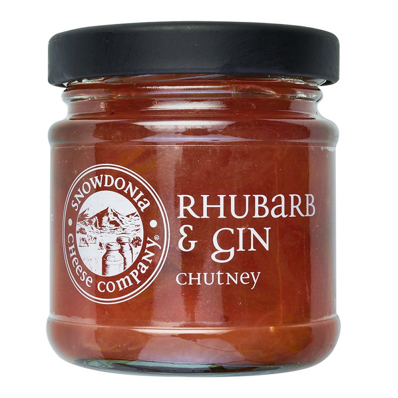 Snowdonia Rhubarb & Gin Chutney