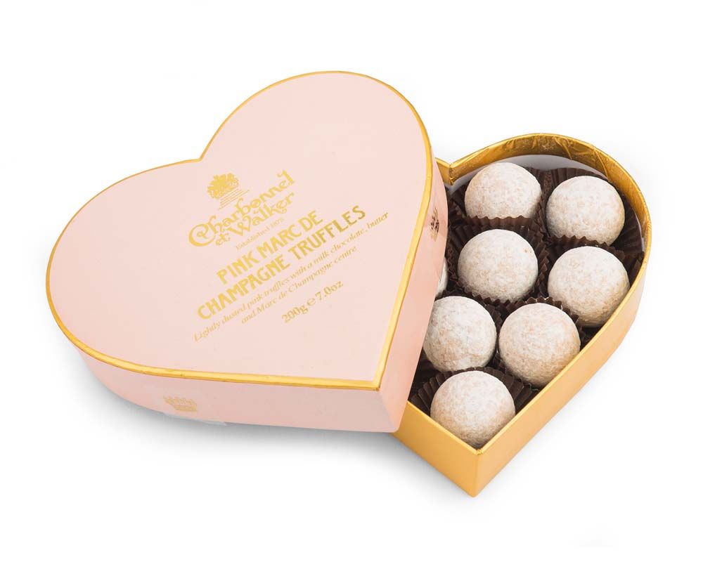 Charbonnel Pink Champagne Truffles Gifting Chocolates