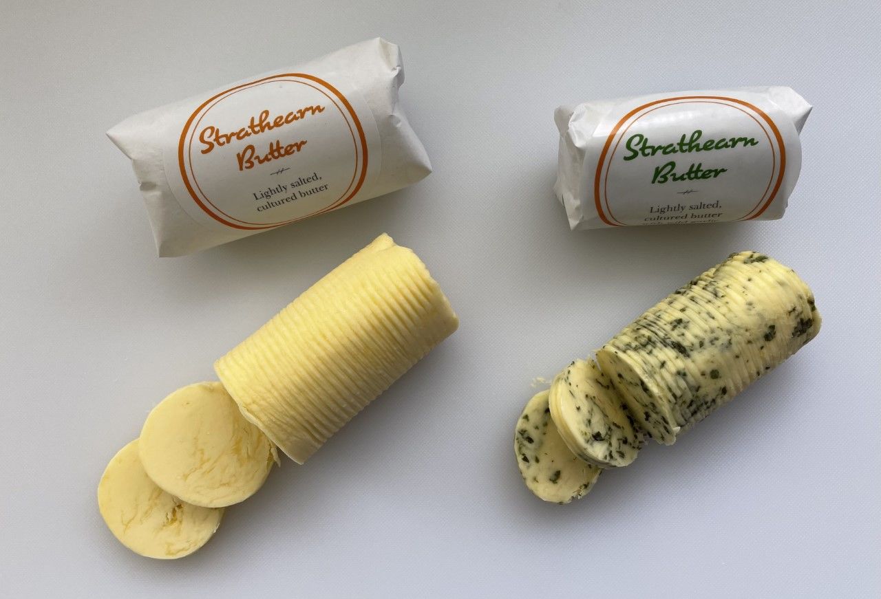 Strathearn Cultured Wild Garlic Butter Dairy