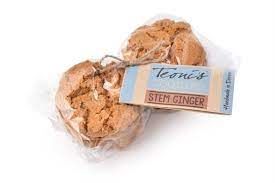 Teoni's Stem Ginger Oat Crunch Cookies Sweet Biscuits