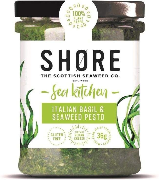 Shore Italian Basil & Seaweed Pesto Pasta Sauces