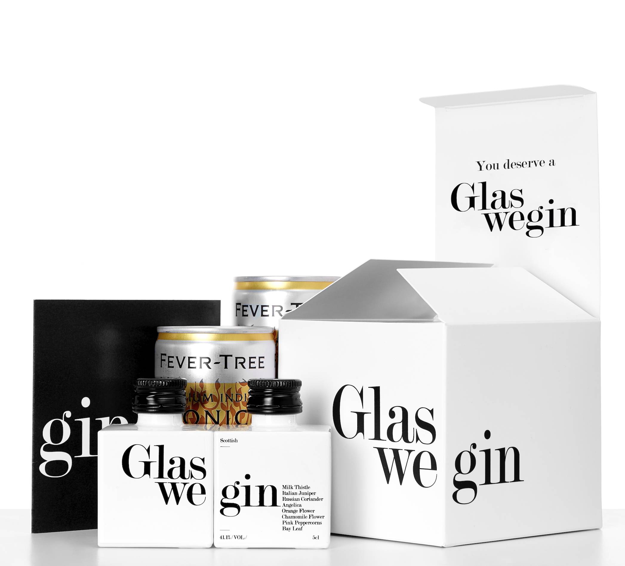 Glaswegin Gin Minis & Mixers Gift Box