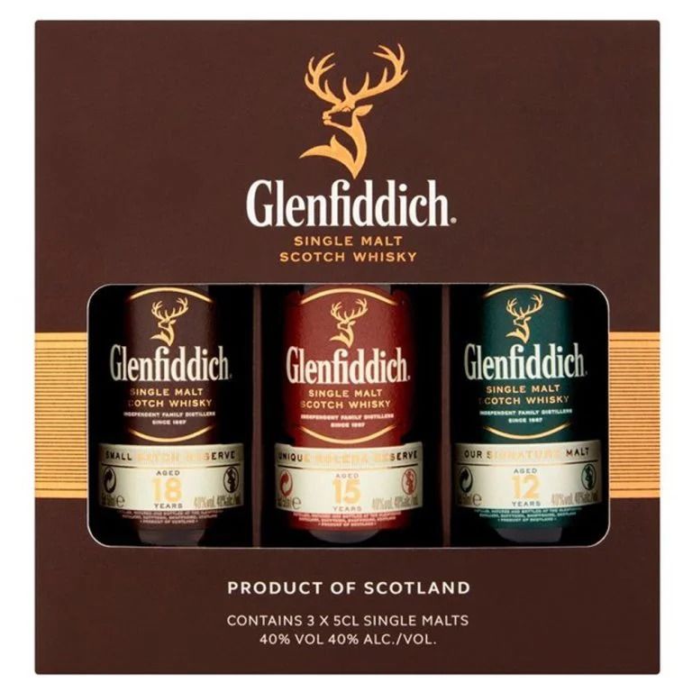 Glenfiddich Whisky Triple Pack
