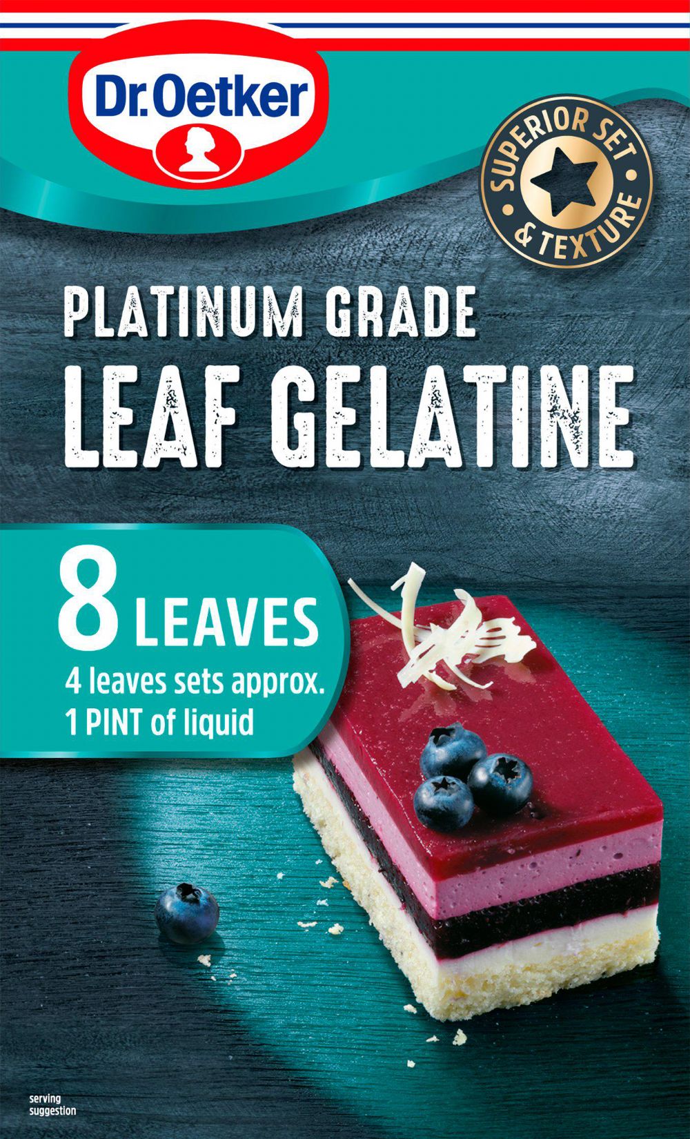 Dr Oetker Platinium Grade Leaf Gelatine