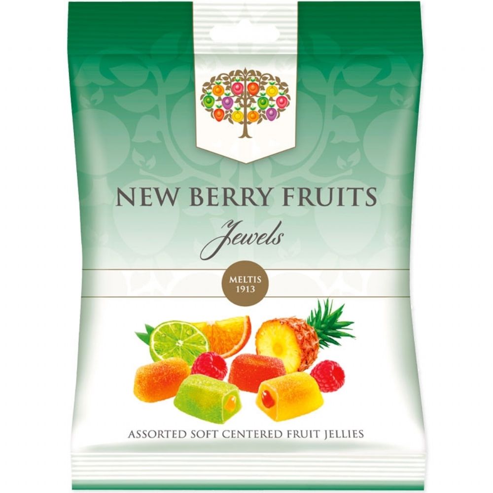 Meltis New Berry Fruits Jewels Fudge Tablet & Sweet
