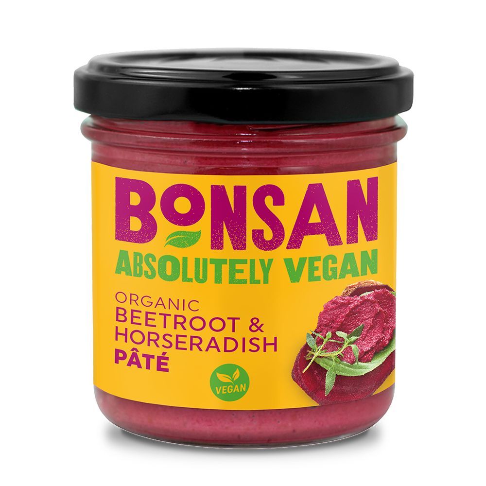 Bonsan Beetroot & Horseradish Vegan Pate Pates