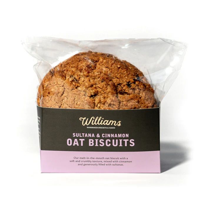 Williams Sultana & Cinnamon Oat Biscuits Sweet Biscuits