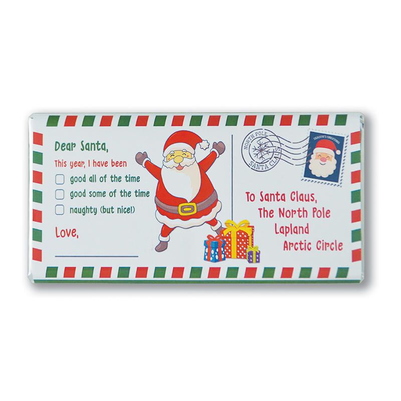 Milk Chocolate Santa Letter