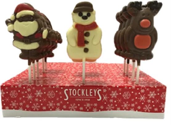 Stockley's Christmas Chocolate Lollipop Seasonal
