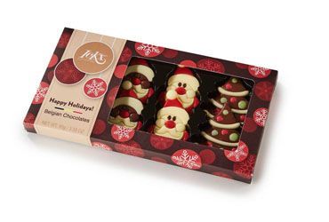 Ickx Giftbox 4 Xmas Trees & 4 Santas