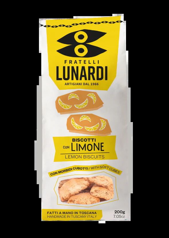 Lunardi Lemon Cantucci Sweet Biscuits