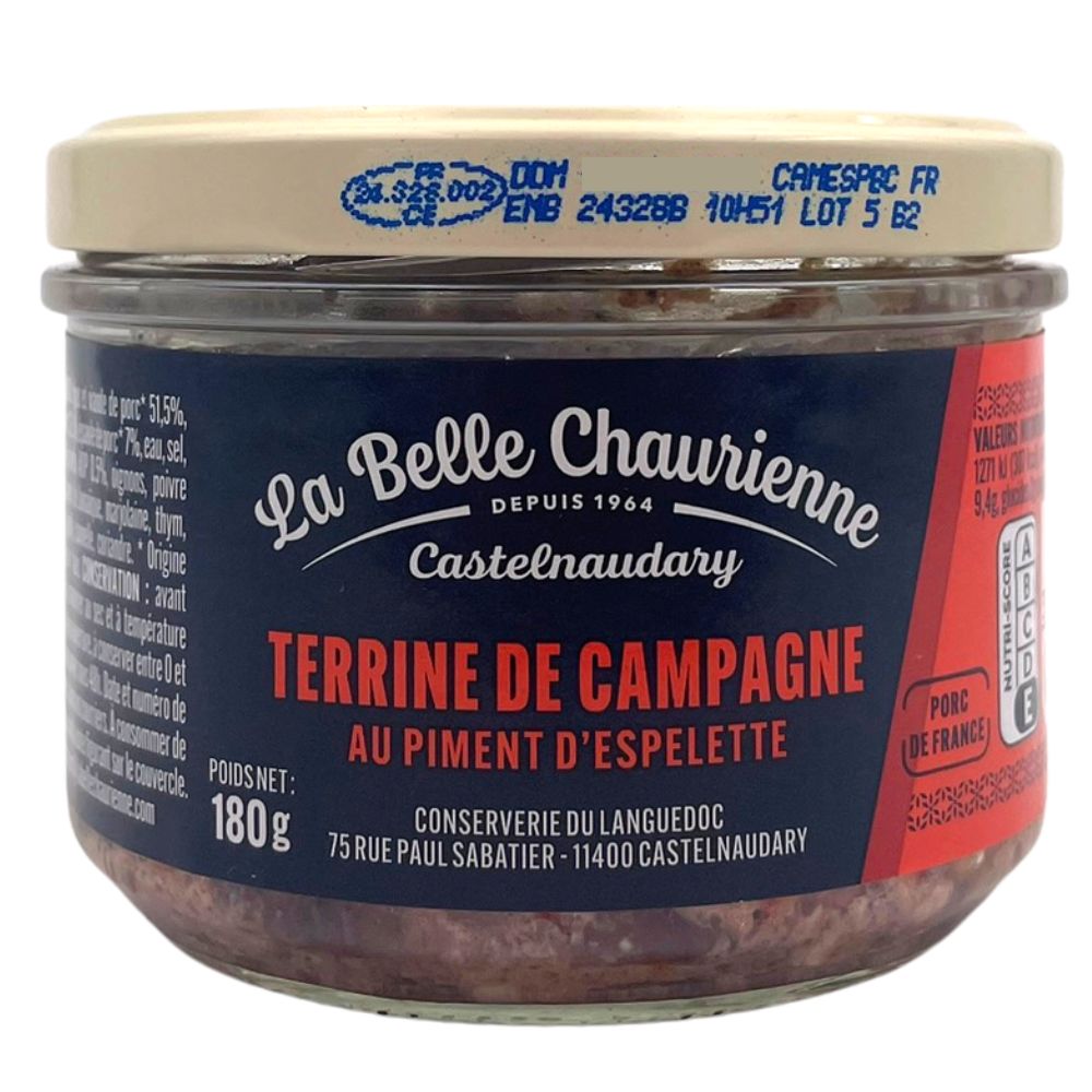 Belle Chaurienne Pork & Espelette Pate