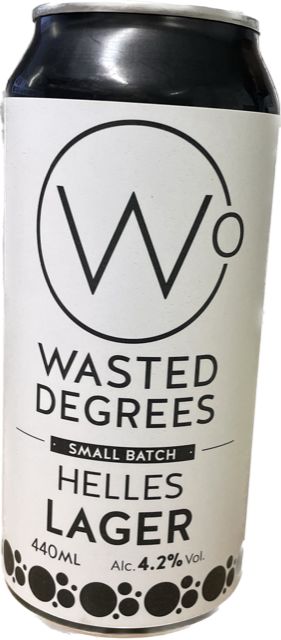 Wasted Degrees Helles Lager Beers & Cider