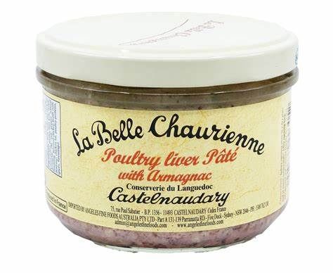 La Belle Chaurienne Poultry Liver Pate with Armagnac