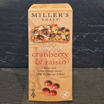 Miller's Gluten Free Cranberry & Raisin Toasts