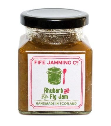 Fife Jamming Co. Rhubarb & Fig Jam Small Batch Jams