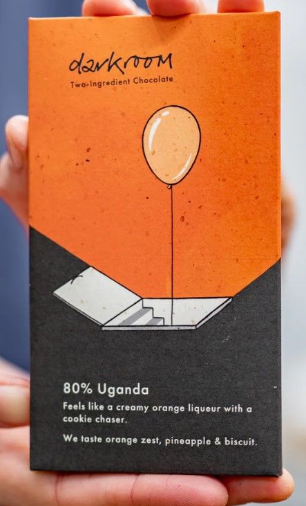 Darkroom Chocolate Uganda 80% Bar Chocolate Bars
