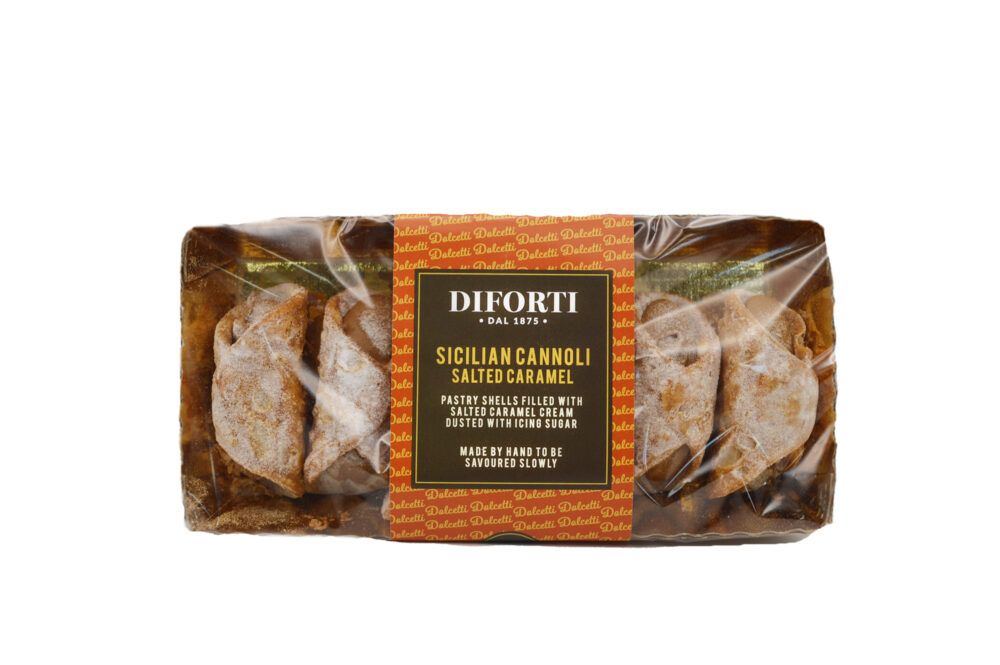 Diforti Salted Caramel Cannoli Sweet Biscuits