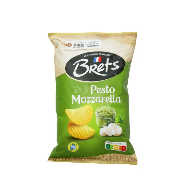 Brets Pesto & Mozzarella Crisps