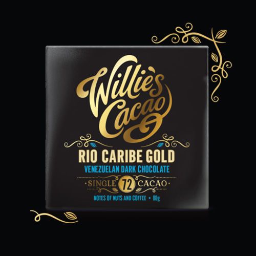 Willie's Cacao Rio Caribe Gold 72 Chocolate Bars